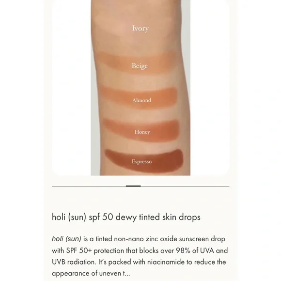 Agent Nateur Dewy Tinted Beige Skin Drops Broad Spectrum SPF 50 Sunscreen - Picture 7 of 13